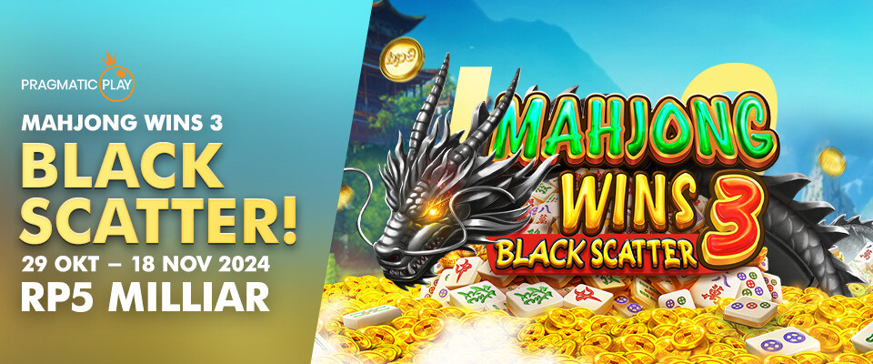 BP9 Pragmatic Play - Mahjong Wins 3 – Black Scatter! Banner
